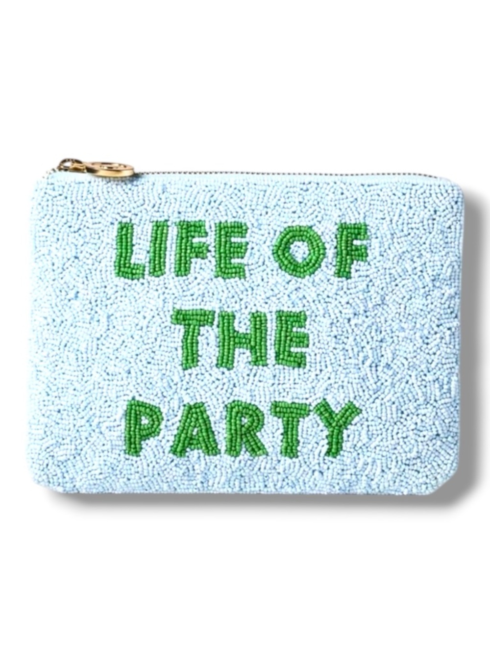 Kate Spade x Target Beaded Life of the Party Blue & Green Party Clutch NWT